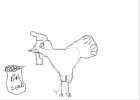 How to Draw a (Cartoon) Roosterin 8 Super Easy Ste