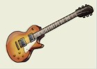How to Draw a Gibson Les Paul Electric Guitar