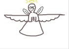 How to Draw a Praying Angel
