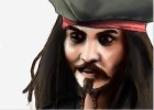 How to Draw Johnny Depp As Jack Sparrow The Pirate