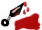 How to Draw Kunai With Blood