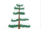 Snowy Pine Tree (Christmas)