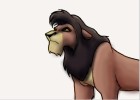 How to Draw Kovu from The Lion King