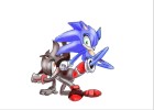 How to Draw a Sonic And Shadow Fighting