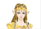 How to Draw Princess Zelda from The Legend Of Zelda