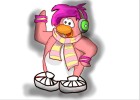How to Draw Cadence from Club Penguin