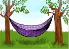 How to Draw a Parachute Hammock