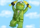 How to Draw The Green Ninja from Lego Ninjago