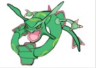 How to Draw Rayquaza from Pokemon - DrawingNow