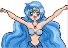 How to Draw a Hanon from Mermaid Melody