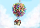How to Draw The House With Balloons from Up