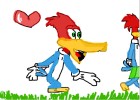 Woody Woodpecker Amoureu