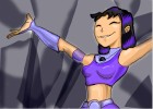 How to Draw Blackfire from Teen Titans