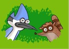 How to Draw Mordecai And Rigby from Regular Show