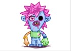 How to Draw Zommer from Moshi Monsters