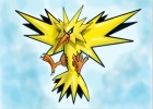 How to Draw Zapdos from Pokemon