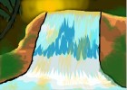 Cartoon Waterfall