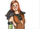How to Draw Aela The Huntress from Skyrim