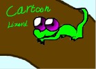 How to Draw a 4 Step Cartoon Lizard