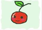 How to Draw a Cartoon Cherry