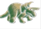 How to Draw a Triceratops Dinosaur
