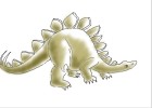 How to Draw a Stegosaurus