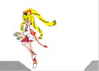 How to Draw Kaitou Jeanne Leaping