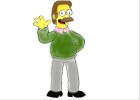 How to Draw Ned Flanders from Simpsons