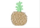 How to Draw a Cartoon Pineapple