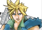 How to Draw Cloud from Final Fantasy