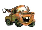 How to Draw Mater from Cars Movie
