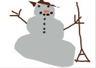 Crazy Snowy Snow Man