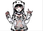 How to Draw Panda Hinata