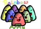 How to Draw Cute Rice Ball Rainbow Army