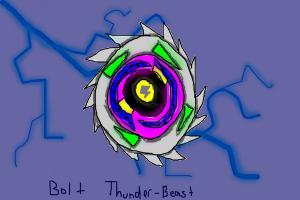 Bolt Thunder-Beast With Lightning Background