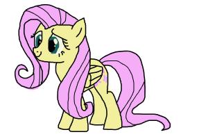 Como Dibujar a Fluttershy De Mlp