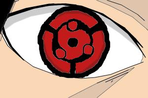 sharingan eye drawing