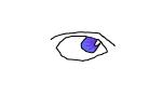 Easy Quick How to Draw Purple Eye