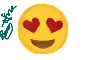 Heart Eyed Emoji