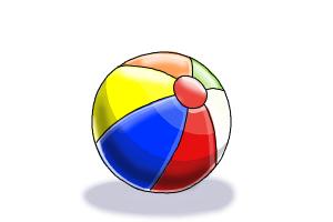 How to Draw a Beach Ball