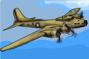 How to Draw a Boeing B-17 Flying Fortress