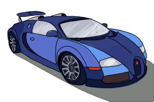 How to Draw a Bugatti