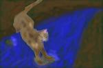 How to Draw a Cat Jumping Across a River