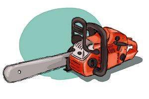 How to Draw a Chainsaw