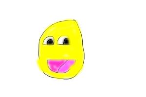 How to draw a Crazy Emoji
