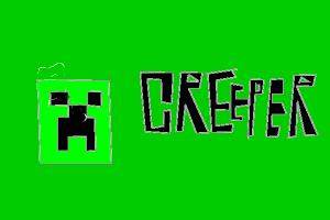How to Draw a Creeper Face
