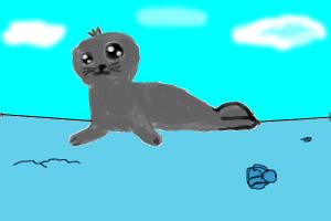 How to Draw a Cute Seal