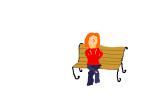 How to Draw a Girl On a Bench
