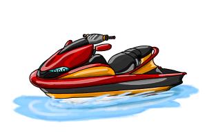 How to Draw a Jet Ski