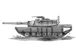 How to Draw a M1 Abrams Battle Tank